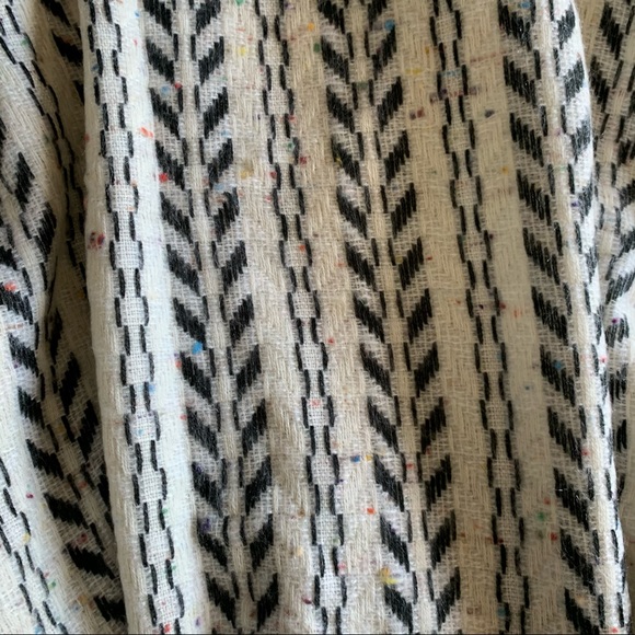 Mudd lightweight kimono white blackfringe - Picture 9 of 9